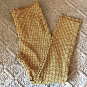 Jones New York Signature Pull-on Plaid Pants with Faux back pockets